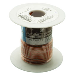 AlphaWire 2932 OR005 32AWG Orange Thermo Thin Hook-Up Wire 100 ft reel