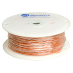 Alpha Wire 3050 OR001 UL1007 Hook Up Wire Orange 24AWG (305m Reel)