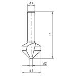Alpen 0238700830100 Countersink 8.30mm Versatile Sharp Durable Tool