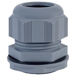 Alpha Wire PPC29 SL080 PG29 Slate Dome IP68 Cable Gland Pck of 10