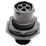 Amphenol RTS 7 10N 4S03 Ecomate Bullet Connector Socket 4 Pins