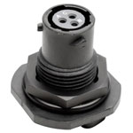 Amphenol RTS 7 8N 3S Ecomate Aquarius 3-Pin Socket Connector Built-in
