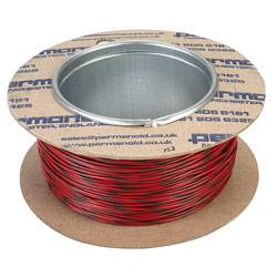 Rapid 100m Reel Red/brown 7/0.2mm Wire