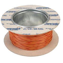 Rapid 100m Reel Orange/red 7/0.2mm Wire