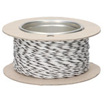 Rapid 100m Reel White/black 7/0.2mm Wire