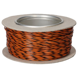 UniStrand UNI6A1602OEBK100 16/0.2 Orange/Black Def Stan 61-12 T2 Equip Wire 100M