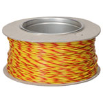 UniStrand UNI6A1602YWRD100 16/0.2 Yellow/Red Def Stan 61-12 T2 Equip Wire 100M