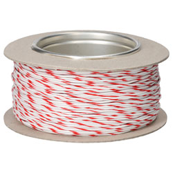 UniStrand UNI6A1602WERD100 16/0.2 White/Red Def Stan 61-12 P6 T2 Equip Wire 100M