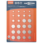 Ansmann 1516-0215 Button Cell Set Various Types Durable High Energy