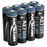 Ansmann 1520-0016 A27 Battery 27A Alkali-Manganese 12V 8pcs Long-lasting