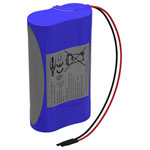 Ansmann 2447-0105 Battery Pack 2x 18650 Li-ion 7.2V 3350mAh UN 38.3