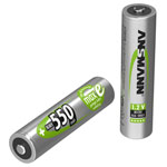Ansmann 5030771 maxE Rechargeable AAA NiMH Battery 550mAh Low Self-Discharge