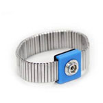 Antistat 066-0012 ESD Wrist Strap Stainless Steel Expandable Blue