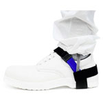 Antistat 068-0005F ESD Heel Clip 2 pcs Blue Robust Clip Closure