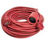 as - Schwabe 60210 Extension Cable 16A 10m Red 3G1.5mm² Outdoor Use