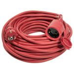 as - Schwabe 60215 Cable Extension 16A 15m Red Outdoor Use 3G 1.5mm²