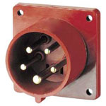 as - Schwabe 60443 CEE Plug 16A 400V Impact-Resistant Splash-Proof IP44