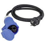 as - Schwabe 60486 CEE CARA Adapter 16A 230V 1.5m Schuko Plug