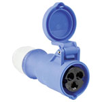 as - Schwabe 60592 CEE Connector 32A 230V Impact-Resistant IP44 Locking