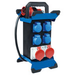 as - Schwabe 60960 Stecky 11 Power Distributor 2 CEE 4 Sockets IP44 Outdoor Use