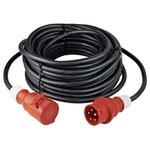 as - Schwabe 61335 Cable Extension 32A Black 5m 5G 6mm² Heavy Rubber Hose