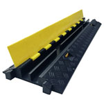 as - Schwabe 63225 Cable Bridge Rubber Yellow 2 Channels 1m Extension