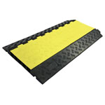 as - Schwabe 63255 Cable Bridge Rubber Yellow 5 Channels 0.88 m Extension