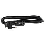 as - Schwabe 70883 Mains Cable Black 3m 230V/2.5A Indoor Use