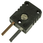 B+B Thermo-Technik 0220 0006 Thermocouple Connectors Black Reverse Polarity Safe