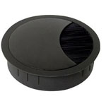 Bachmann 5073739 Cable Grommet Zinc Lockable Cover 80mm Black