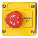 BACO LBX130008 Emergency Kill Switch IP66 240V AC 2.5A 1PC