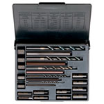 Bahco 1418S Screw Extractor Set 20-Piece Vanadium Bronzed Plastic Box