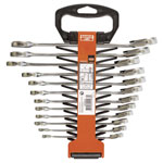 Bahco 1RM/SH12 Ratcheting Crowfoot Wrench Set 8-19mm Plastic Holder
