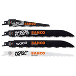 Bahco 3942-WOOD-SET-5P Saw Blade Set 5-Piece for Wood 4 HCS 1 Nail Wood