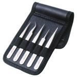 Bahco 9857 Tweezers Set High-Precision 5-Piece for Precise Work