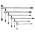 Bahco BE1TH-S6 Allen Wrench Set Durable Ergonomic Workshop Tools