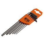 Bahco BE-9765 Allen Key Set 6-Piece Ball-Head in Plastic Holder