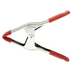 Bessey XM3EU Spring Clamp Metal 25mm Max Span PVC Tips Nickel-Plated