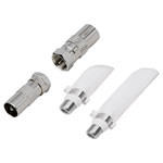 BKL 0403524 Coax/F window grommet; F/IEC Plug/socket Connector.