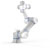 Dobot 1200000196 CR7A-DC Collaborative 6-Axis Robotic Arm (DC Power)