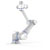 Dobot 1200000198 CR12A-DC Collaborative 6-Axis Robotic Arm (DC Power)