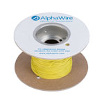 Alpha Wire 6711 YL005 Eco Wire 26AWG Yellow (30.5m Reel)