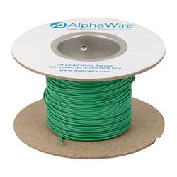 Alpha Wire 6712 GR005 Eco Wire 24AWG Green (30.5m Reel)