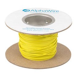 Alpha Wire 6712 YL005 Eco Wire 24AWG Yellow (30.5m Reel)