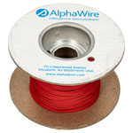 Alpha Wire 6714 RD005 Eco Wire 20AWG Red (30.5m Reel)