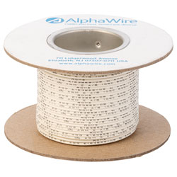 Alpha Wire 6714 WH005 Eco Wire 20AWG White (30.5m Reel)