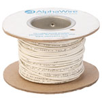 Alpha Wire 6715 WH005 Eco Wire 18AWG White (30.5m Reel)