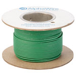 Alpha Wire 6715 GR005 Eco Wire 18AWG Green (30.5m Reel)