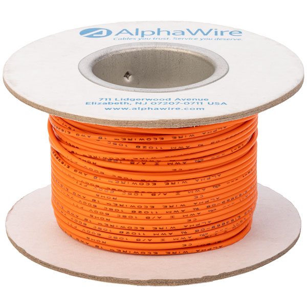 18 AWG Eco-Friendly Wire 6715 OR005 Alpha Wire 