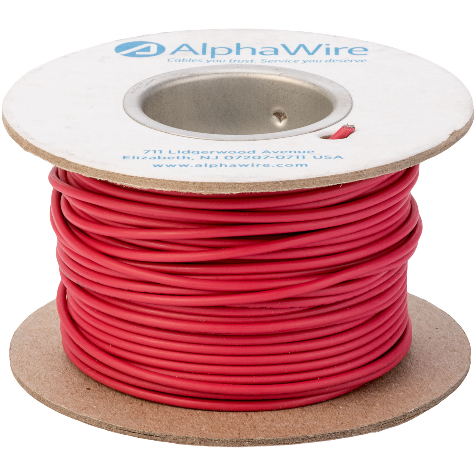 Alpha Wire - 392250 WH005 - Hook-Up Wire,22 AWG, 7x30,White Silicone rubber  ins,150C/20KVDC,UL AWM 3239 - RS
